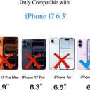 Christmas Lights Phone Case Compatible with iPhone 17, Cute Green Christmas Holiday Phone Cover for iPhone 17