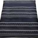 Zippered Futon Cover for Japanese Futon Floor Mattress, Super Soft and Machine Washable Twin Full Queen (Black Triangle)