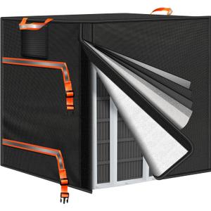 TRELC Winter Air Conditioner Covers for Outside Units, 3mm Thickened Insulation EPE Foam for Insulation, Heavy Duty 600D Winter AC Cover, 5 Layers Insulation Outdoor AC Cover(28"W x 28"D x 32"H)