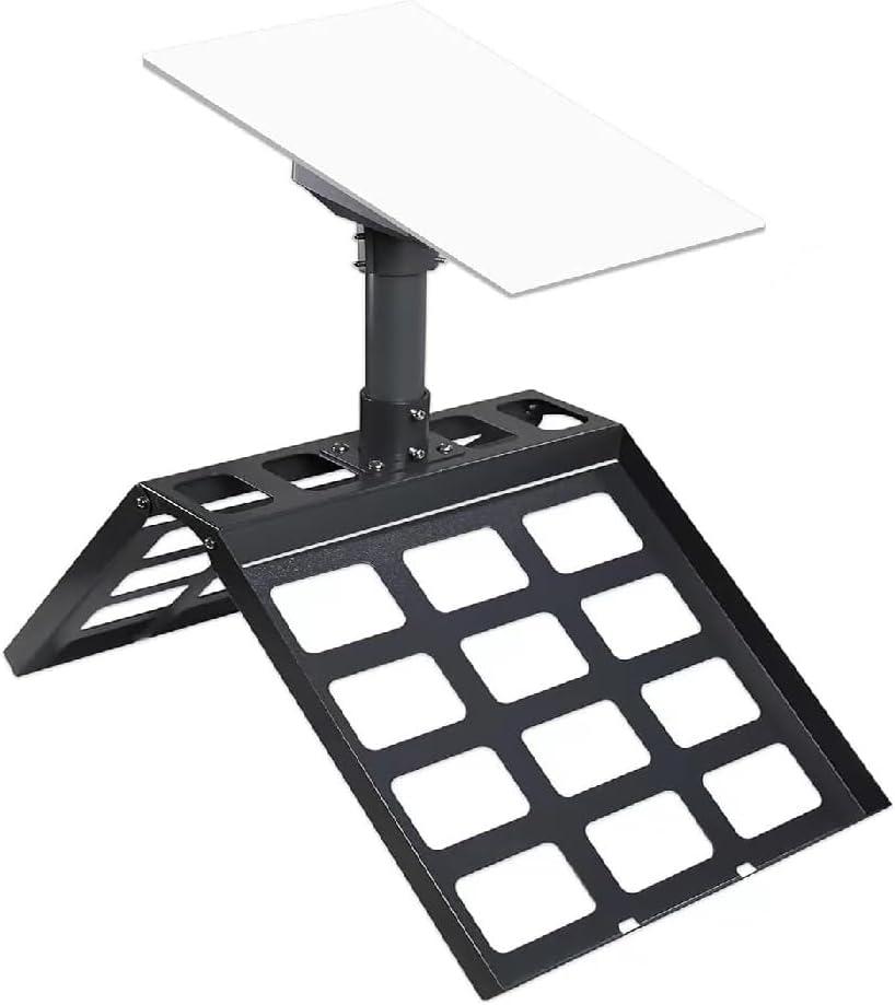 Starlink Gen 3 Roof Ridge Mount, 360 Rotatable Ridgeline Mounting Kit Compatible with Starlink Standard V3 Dish, Pipe Adapter Included