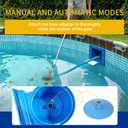 Wide Mouth Above Ground Pool Skimmer, ABS Construction Thru-Wall Pool Skimmer with Snap-in Removable Weir for Above Ground Pools