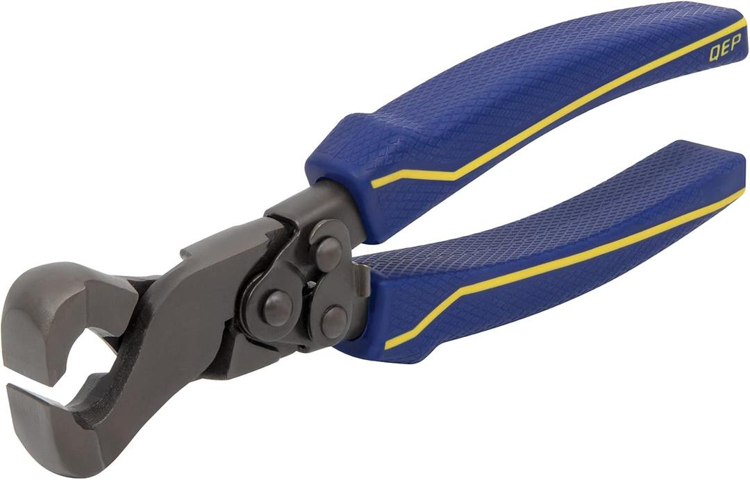 QEP 9 in. Compound Tile Nipper with Tungsten Carbide Tips for All Tile Types up to 1/4 in. Thick (8.5" x 3.5")