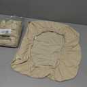 DREAHOTEXTIL Stretch Seat Covers for Dining Room Chairs Set of 4,Dining Chair Covers,Kitchen Chair Covers,Removable Washble Dining Room Chair Seat Cover,Chair Slipcovers Protector (Beige)