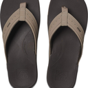 REEF Ortho-Spring Men's Flip Flop, Arch Support & Soft Cushion Footbed, US11