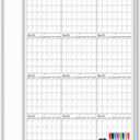 Lincia 36" x 24" Magnetic Vertical Yearly 12 Month Dry Erase Calendar for Wall 2026 Undated Dry Erase Wall Calendar Planner Aluminum Frame Whiteboard for Home Office Projects Fridge