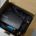 4K HDMI KVM Switch, 4 Port HDMI USB Switch for 4 Computer Share a 4K@30Hz Monitor and 3 USB Device Keyboard Mouse Printer, Including 4 KVM Cables