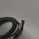 ZGear 10 Foot Braided Sync & Charge Cable - White/Black