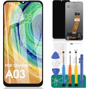 Original for Samsung A03 Screen for Samsung A03 LCD Display for Samsung Galaxy A03 Digitizer Touch Screen Assembly Replacement SM-A035F SM-A035M (Not fit for sub Model SM-A035G)