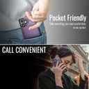 Vinich for iPhone 16 Wallet Case with Card Holder, RFID Blocking Credit Slots Kickstand Shockproof Phone Cover Fit for iPhone 16 6.1" Purple