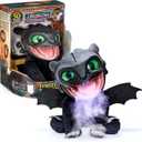 How To Train Your Dragon Wow! Stuff Toothless Puppetronic by RealFX - Looks-Feels-Sounds Real, 50+ Action & Sounds, 10" High Plush, Kids Ages 6+