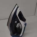 Sunbeam 1700W Steam Iron, 8' Retractable Cord, Variable Temperature Select, Non-Stick Soleplate, Dual Spray Mist, Horizontal or Vertical Shot of Steam Feature, 3-Way Auto-Off, Blue and White