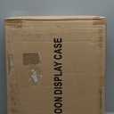 36 Souvenir Tea Spoon Display Case Collection Collector Rack Wall Mount Wooden w/98% UV Acrylic Door LockableFire Burning Color (36Spoon)