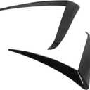 FASTCHE Front Fog Light Trim Cover for Tesla Model Y Juniper Eyebrow Spoiler Accessories Fog Lamp Frame Blade Trim Compatible with 2025 2026 Model Y Juniper Exterior Accessories (Glossy Black)