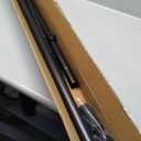 Tension Curtain Rod, 51-126 Inch,Spring Closet Rod, for Windows or Shower, Easy to Install, No Drilling, No Rust, for Bathroom, Rod Diameter 1.26 Inches, Black,Umimile