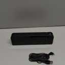 JXTZ Projection Alarm Clock, Alarm Clocks with Projection on Ceiling with 7.9" Large Display, LED Digital Clock with 4 Level Brightness, Snooze, Night Mode, Temperature, Clock for Bedroom Living Room (Black-white)