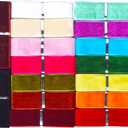Wedding Christmas Valentin's Day Gift Box DIY Craft Decor Velvet Ribbon (Mixed Colors, 1''x16Yards)