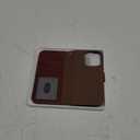 OCASE for iPhone 16 Pro Case Detachable Wallet Case with Card Holder, 2 in 1 Pu Leather Flip Folio with RFID Blocking Stand Wrist Strap Shockproof Phone Cover 6.3 Inch 2024, Dark Brown (iPhone 16 Pro, Dark Brown)