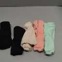 INNERSY Women's High Waisted Underwear Cotton Panties Regular & Plus Size 5-Pack L