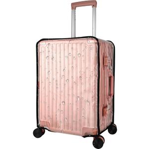 Thicken Clear PVC Luggage Cover Protector, Waterproof Plastic Suitcase Cover, 24 Carry On Luggage Protector Suitcase Cover or Tsa Approved for Travel