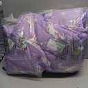 Primlect Thickened Toddler Nap Mat with Removable Pillow and Minky Blanket, Extra Large 55''x35'' Sleeping Bag, Washable, Roll up, Perfect for Daycare, Preschool, Kindergarten, Boys and Girls Purple