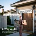 4-Lens Security Cameras Wireless for Home Surveillance Outdoor, Indoor, 4 * 2MP FHD Resolution, PTZ 360Coverage, WiFi Connection, 2-Way Audio Talk, Color Night Vision, AI Motion Detecting