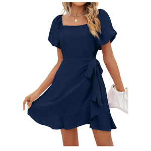 Women Dresses for Special Occasions Birthday Party Dress for Junior Teen Girl Dance Blue M