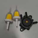 HURI Fuel Pump with Fuel Filter for Kawasaki Brute Force 650 750 KVF650D KVF650F KVF750D Mule 600/610