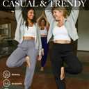 3 Pack Women Plus Size Yoga Joggers Lounge Sweatpants Lightweight Casual Jogger Running Workout Pant with Pockets (XXL)