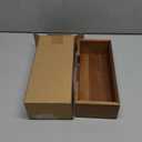 Paper Towel Dispenser Countertop, Acacia Wood Folded Paper Hand Towel Holder for Guest Bathroom, Commercial Tabletop Tissue Dispenser Tray for Multifold C-Fold, Z-Fold, Trifold (1 Pack,Small)