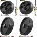 Parts 4 Outdoor 4Pk Deck Wheel and Hardware Kit Replacement for JD 316 318 400 AM31009 AM32639 AM54223 AM54243 AM116299