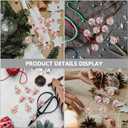 BESPORTBLE Star Sequin Glass Ball Charm: 40Pcs Colorful Glass Ball Pendants with Sparkling Sequin Filled Beads for DIY Jewelry Making - Perfect for Earrings, Necklace Pendants & Craft Projects