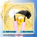Lash Bond and Seal 2 Pcs Bond and Seal Lash Glue Waterproof Lash Clusters Glue Stong Hold Eyelash Adhesive 72 Hours Long Lasting Eyelash Glue for Eyelash Clusters Eyelash Extensions by Mavphnee