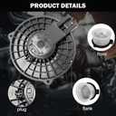 700296 AC Heater Blower Motor Fan Front Fit for Mazda 3 L4 2.0L-2.5L 2014-2018 for Mazda CX-5 L4 2.0L-2.5L 2013-2016