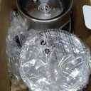 Milk Frother and Steamer, Large Capacity Detachable Electric Milk Frother, Automatic Warm and Cold Foam Maker, Stainless Steel Jug, BPA Free