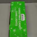 Christmas Candy Cane Lights 12Pcs Christmas Pathway Lights with 72 Count Incandescent Green Lights, Connectable 12 Inch Pathway Makers Lights for Indoor Outdoor Walkway Patio Yard Lawn Decorations, Green