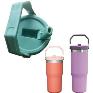 Replacement 30oz Tumbler Straw Lid - Fit For Stanley OLD VERSION 20oz,30oz Iceflow Flip Tumbler (Eu, 20oz and 30oz) 2 Pcs