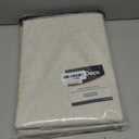 PrinceDeco Natural Linen Curtains 100% Blackout Linen Curtains for Bedroom Full Blackout Curtains 84 Inches Long Living Room Thermal Insulated Light Blocking Curtain Drapes White Backing, 2 Panels