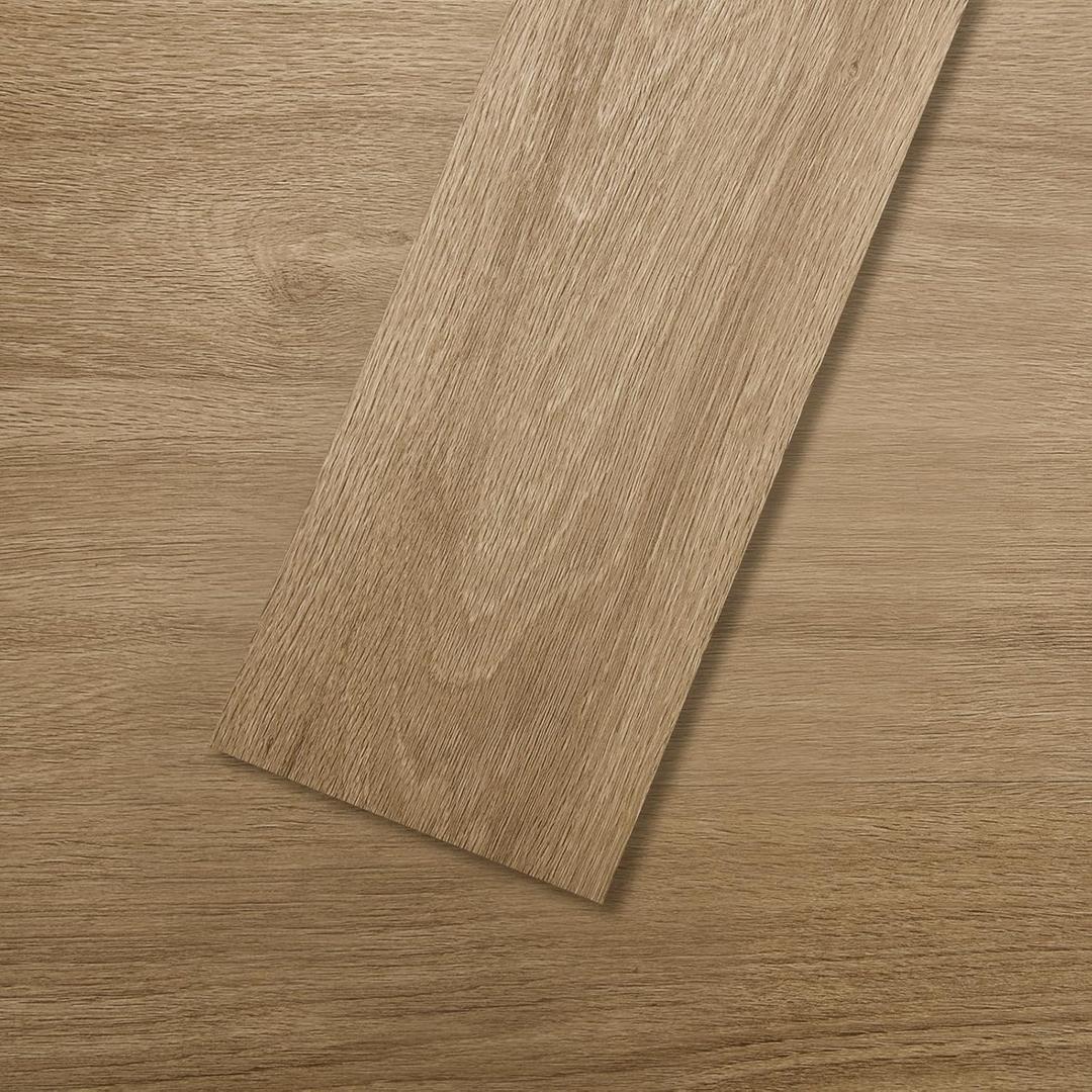 Mysflosy Peel and Stick Floor Tiles, Self-Adhesive Luxury Vinyl Flooring Plank, 6'' x 36'', 36 Pack 54 Sq.Ft, Waterproof DIY Deep Wood Grain Planks Easy to Install for Kitchen, Living Room