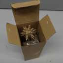 13.8 Inch Gold Christmas Starburst Tree Topper Glittered 3D Burst Plastic Tree Topper Exploding Star Christmas Decoration for Home Ornaments Holiday Party Supplies