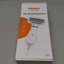 2-in-1 Dog Hair Dryer with Slicker Brush for Small-Sized Dogs and Cats | Pet Hair Dryer | Dog Blow Dryer | 300 Watts, 75-85 dB, Adjustable Temperature, Overheat Protection