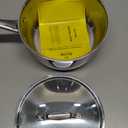 Duxtop Whole-Clad Tri-Ply Stainless Steel Saucepan with Lid, 3 Quart, Kitchen Induction Cookware