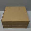 Zufudo Rotating Makeup Organizer Countertop 2 Tier Lazy Susan Trays Clear Skincare Perfume Storage for Bathroom Counter Vanity, Amber Gold