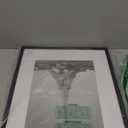 upsimples 16x20 Picture Frame, Display Pictures 11x14 with Mat or 16 x 20 Without, Wall Hanging Poster Frame, Black, 1 Pack