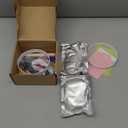 Baby Hand and Footprint Kit Girls, Boys - Personalized Baby's First Christmas Ornament Kit, Newborn Christmas Gifts for New Mom, Cute Shower Gifts, Easy to Use Handprint Ornaments(Gold Paint, Cherish)