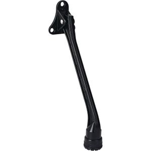HOME&I Kickdown Door Stopper,7-Inch Door Holder Kick Door Kickstand Rubber Foot (Black, 7 Inch x 1 Pack)