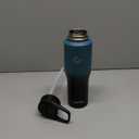 COKTIK Water Bottle Insulated, 32 oz Water Bottles Straw Lid, Spout Lid, Cold for 36 Hrs, Hot for 18 Hrs, Cup Holder Friendly Leakproof(Indigo Crush)