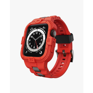 GELISHI Bands Compatible for Apple Watch Band 45mm 44mm 42mm, Men Sport Rugged Band with Protective Case for Watch Series 10 9 8 7/Series 6 SE 5 4 3