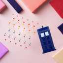 Cabilock Candy Cookies Box 4.5 X 4.5 X 7.9 Inch Tinplate Container with Removable Lid Sealed Iron Storage for Kitchen Holiday Treats Party Snacks