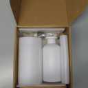 HOMCDALY Olive Oil Dispenser for Kitchen, 11.8oz Glass kitchen Dispenser Bottle, Gold Oil&Vinegar Cruet Set, Leakproof Oil Containers for Cooking| Set of 2 (11.8oz – Gold)