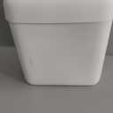 JOYBOS Trash Can with Lid, 2.6 Gallons/9.2 Qt Garbage Can with Press Top, Small Trash Can Dog Proof, Plastic Trash Bin, Waste Basket for Rv Bathroom Kitchen Bedroom Office White